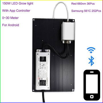 2021 New type weedqb LED grow light 150W with APP dimmer fast delivery